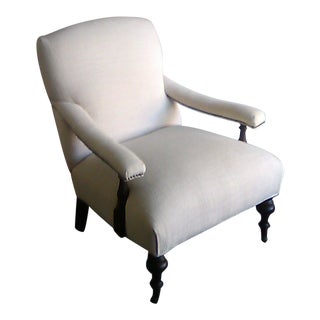 Lillian August Custom Made Lee Industries Fireside Lounge Chair For Sale