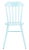 Metal Broderick Side Chair, Set of 2 - Blue For Sale - Image 7 of 11
