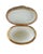 A charming 19th century French opaline glass box featuring a soft white opaline body accented by an elegant gilt metal...