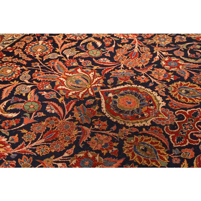 Large Hand Tied Traditional Persian Style Area Rug For Sale - Image 12 of 18