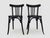 Set of Vintage Scandinavian Wooden Bistro Chairs, 1950s For Sale - Image 10 of 10