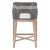 Tapestry Wood Frame Dove Rope Counter Stool For Sale - Image 4 of 8