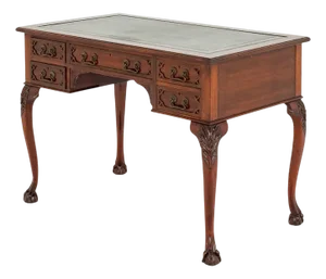 Chippendale Desk in Mahogany, 1890s