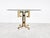 Geometrical Brass and Glass Dining Table, 1970s For Sale - Image 4 of 12