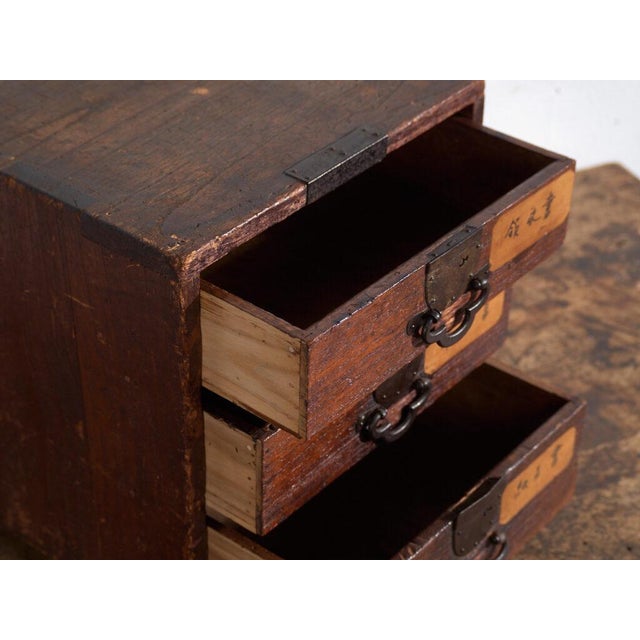 Japanese Meiji Ko-Dansu Desk Chest For Sale - Image 5 of 11