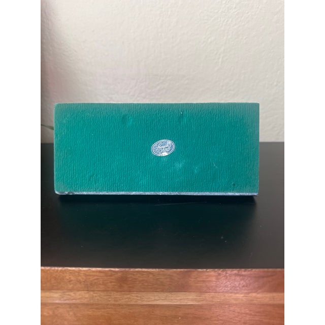 Vintage Do It Now Marble and Brass Mail Paper Holder Desk Accessory For Sale - Image 9 of 12