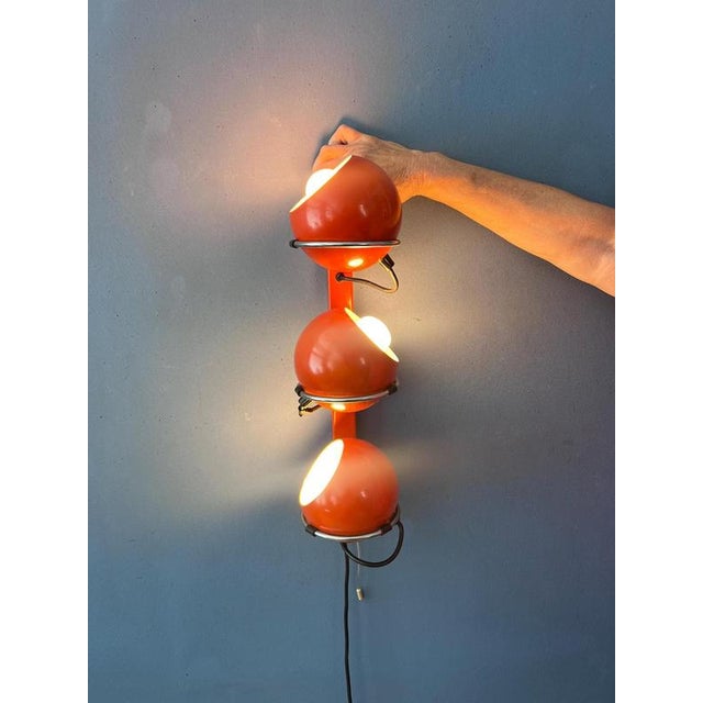 Mid-Century Modern Space Age Eyeball Wall Lamp For Sale - Image 6 of 13