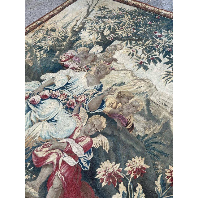 17th Century Flanders Tapestry with Mythological Scene For Sale - Image 18 of 18