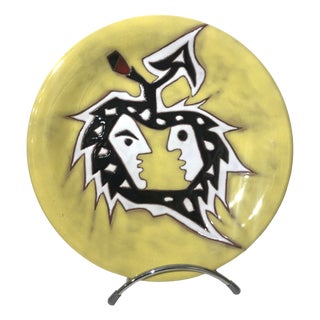 Jean Lurçat Plate, 1959, Ceramic For Sale