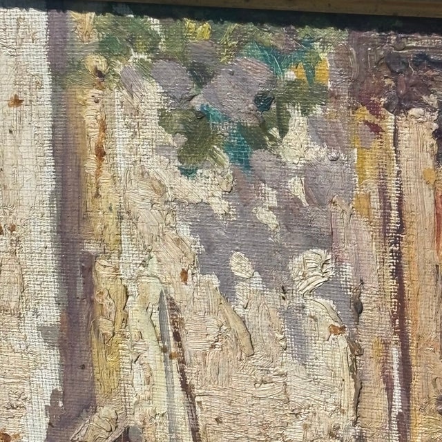 1900 - 1909 Popular Court Scene, Early 1900s, Oil Painting on Canvas For Sale - Image 5 of 15