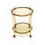 A beautiful vintage French brass drinks trolley, dating from around the 1970’s. It is of amazing quality, the circular...