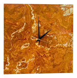 Brown Onyx Wall Clock by Forzini