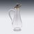 Late 19th Century Antique 19th Century Victorian Silver & Clear Glass Novelty Dog Claret Jug, 1884 For Sale - Image 5 of 17