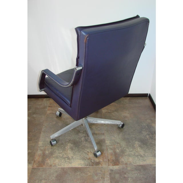 Leather Armchair by Rudolf Bernt Glatzels for W. Knoll, 1980s For Sale - Image 6 of 10
