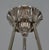 Degue & Jamain French Art Deco Nickeled Bronze & Frosted Glass Chandelier 1930s For Sale - Image 11 of 13