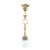 Bradley & Hubbard Inspired Neoclassical Brass Pendant Light C1920 For Sale