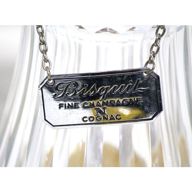 Flawless Discontinued Baccarat Piccadilly Crystal Decanter, Original Charm For Sale - Image 6 of 10