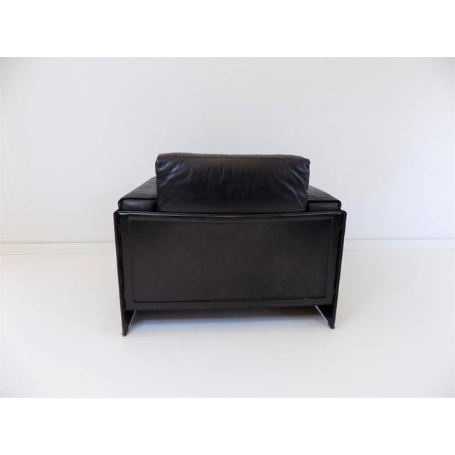 Korium KM 3/1 Armchair in Leather by Matteo Grassi for Tito Agnoli For Sale - Image 9 of 18
