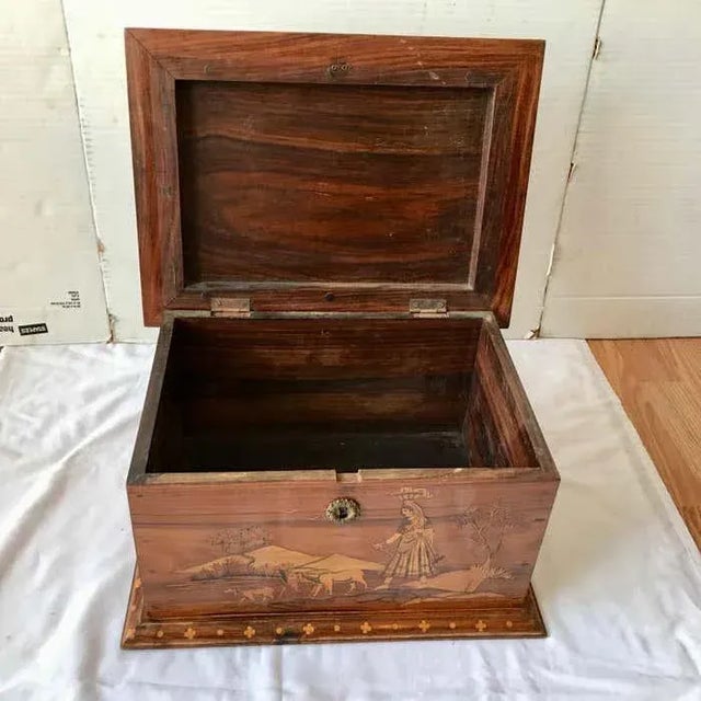 Late 19th Century Italian Inlaid Document Box For Sale In West Palm - Image 6 of 12