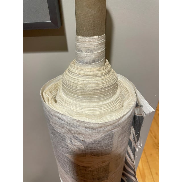 Textile Vintage 1970's Cohama Flamingo Fabric Bolt 18 Yards For Sale - Image 7 of 8