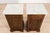 Art Nouveau German Ash Bedside Cabinets with Marble Tops, 1910, Set of 2 For Sale - Image 9 of 17