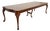 Berkey & Gay Antique Chippendale Burled Walnut Monumental Extension Dining Table With Seven Leaves, Newly Refinished For Sale