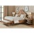 Wood Modern Rustic Oak King Bed For Sale - Image 7 of 8
