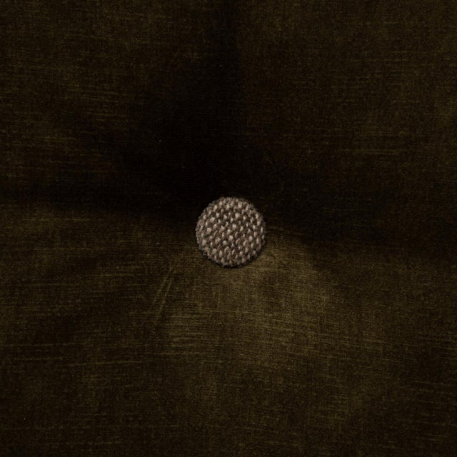 1940s Danish Art Deco Upholstered Armchairs With Round Pillows - A Pair For Sale - Image 13 of 18