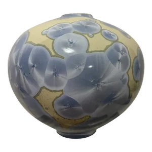 Glazed Ceramic Ball Vase