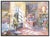 Contemporary Late 20th Century The Library Painting, Marilyn Simandle For Sale - Image 3 of 5