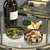 This three-cup condiment set combines functionality and style. Made from polished stainless steel, the set features round...