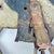 Antique Folk Art Sheet Metal Rider on Horse/Mule Toy/Sculpture, Hand Painted For Sale - Image 9 of 13