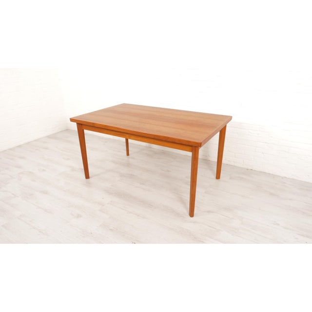 Vintage Extendable Teak Dining Table For Sale - Image 6 of 18