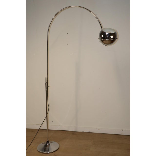 Vintage Space Age Arc Floor Lamp from Gepo, 1970s For Sale - Image 4 of 18