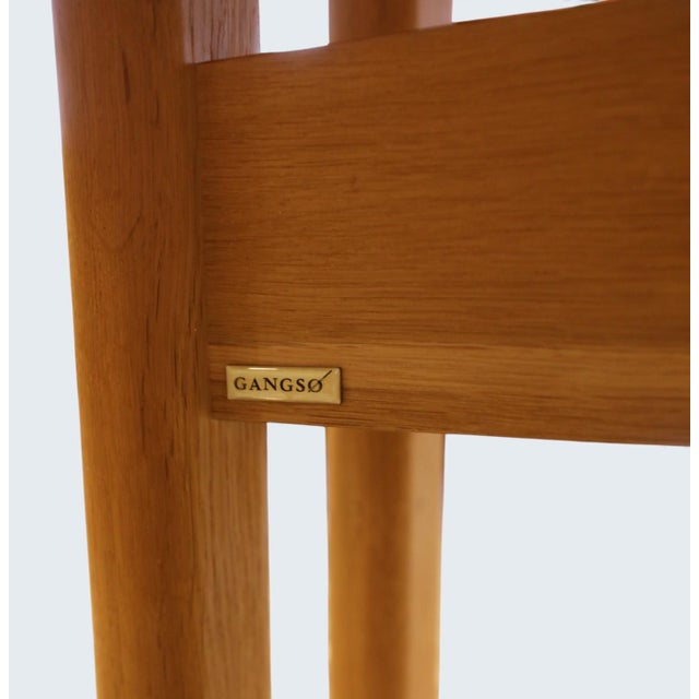 Dining Table in Oak with Extension Leaf from Gansø Møbler, 1960s For Sale - Image 6 of 18