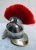 Metal Antique 1900s Miniature Roman Helmet Galea Paperweight For Sale - Image 7 of 12