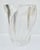 Ingrid Crystal Vase by Lalique. Vintage 1960s-70s and designed by Marc Lalique. Assymetrical form with clear wall and...