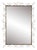 Rectangular Mirror with Brass Frame, 1950s For Sale
