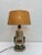 Tan Ceramic Martini Bottle Table Lamp, Italy, 1960s For Sale - Image 8 of 8