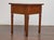 French 19th Century French Walnut Side Table With Drawer and Carved Diamond Accents For Sale - Image 3 of 9
