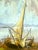 Large Nautical "Ships in Harbor" Oil Painting by M. Runci For Sale In Denver - Image 6 of 12