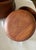 Mid-Century Modern 1960s MCM Scandinavian Style Wooden Salad Bowl Set**Cracks Noted/Decor Use Recommended** For Sale - Image 3 of 18