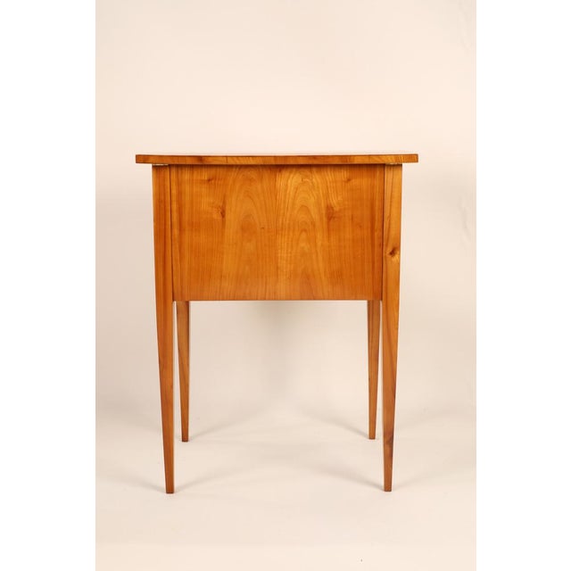 Wood Antique Biedermeier Side Table in Cherry Wood, 1830 For Sale - Image 7 of 14