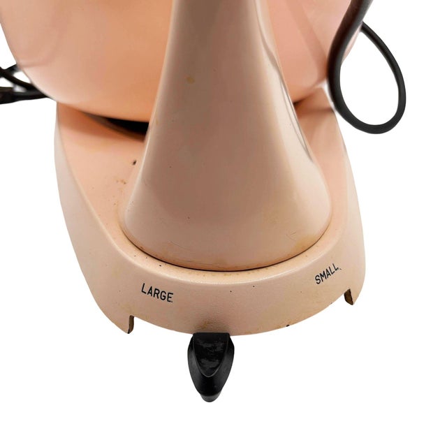 Pink Mid 20th Century Pink Enameled Model 12 Mixmaster Electric Mixer by Sunbeam W/ Bowls For Sale - Image 8 of 11