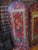 1990s Vintage French Country Red Ornate Rooster Design With Basket Fire Screen For Sale - Image 5 of 13