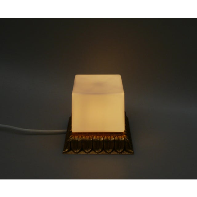 Ceiling Lights in Gold-Plated Aluminum with Overlaid Glass Cubes from Glashütte Limburg, 1970s, Set of 2 For Sale - Image 9 of 18