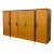 Mid 20th Century Silvio Cavatorta Italian Birch Wood Wardrobe With Three Sections For Sale