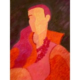 2024 “Poppy” Oil Painting on Canvas by Nancy Vignola For Sale