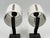 Paul Marra Bronze Finish Wall Sconces With Hand-Stitched Linen Shades - a Pair For Sale - Image 12 of 18