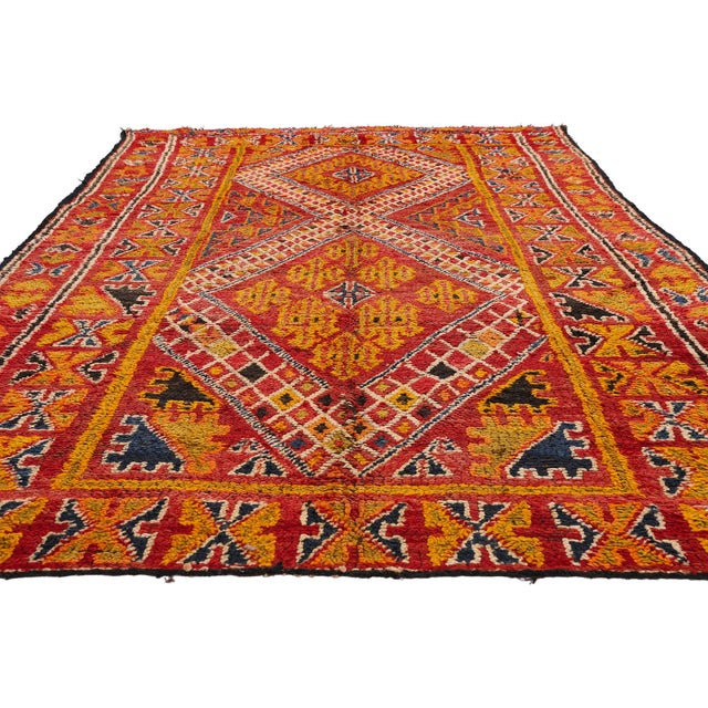 Moroccan Vintage Beni M'Guild Moroccan Rug, 05'11 X 10'01 For Sale - Image 3 of 10